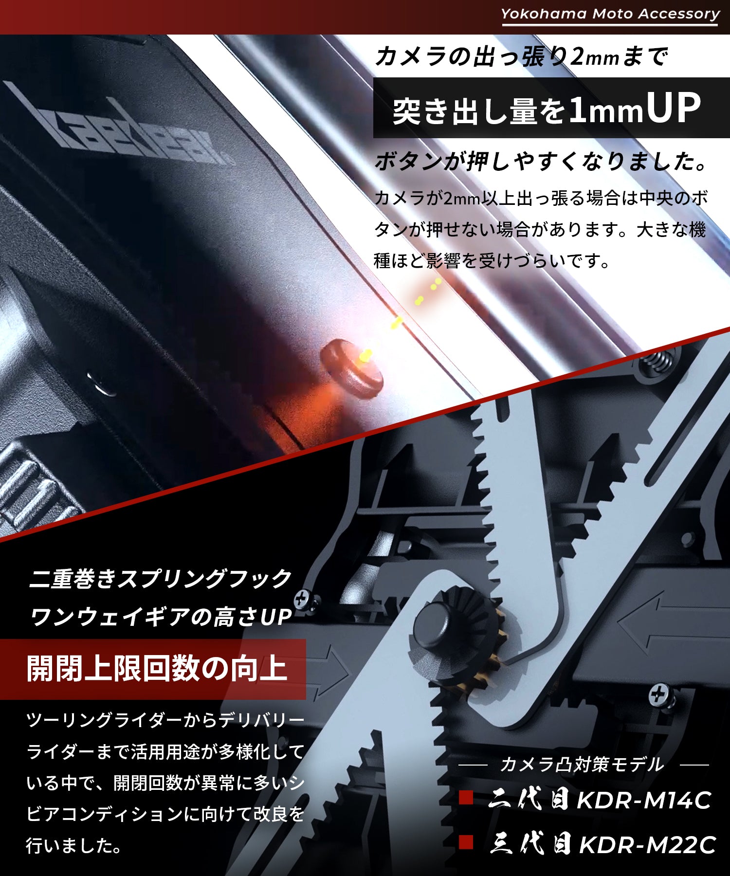 クイックホールド KDR-M11C – 株式会社Kaedear【カエディア公式】Yokohama Moto Accessory