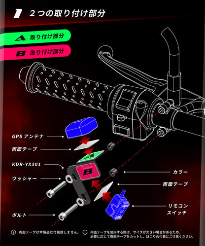 KDR-R22A-C Vice Mount Single Item